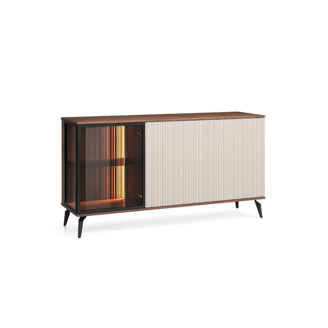 Vici Display Sideboard Cabinet 154cm - Image 2