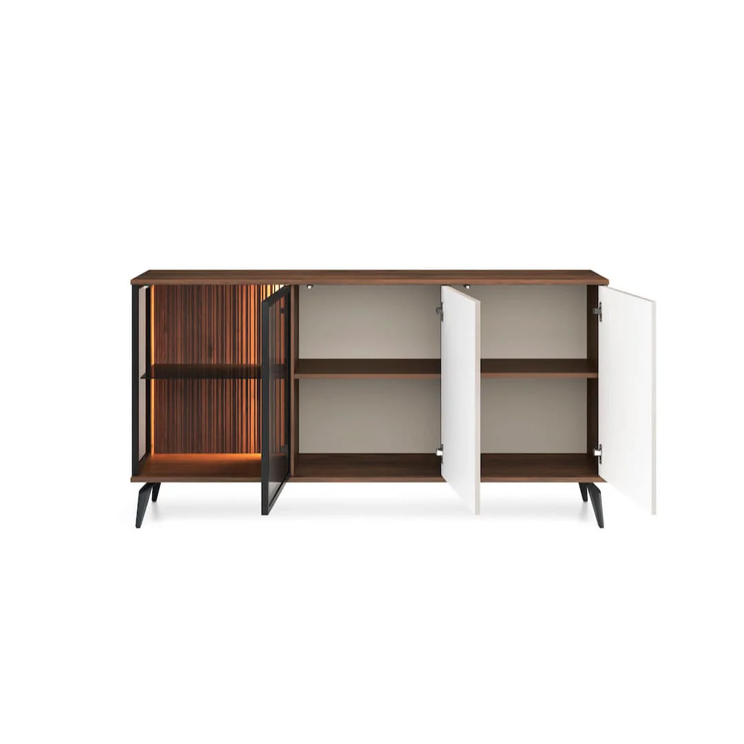 Vici Display Sideboard Cabinet 154cm - Image 3
