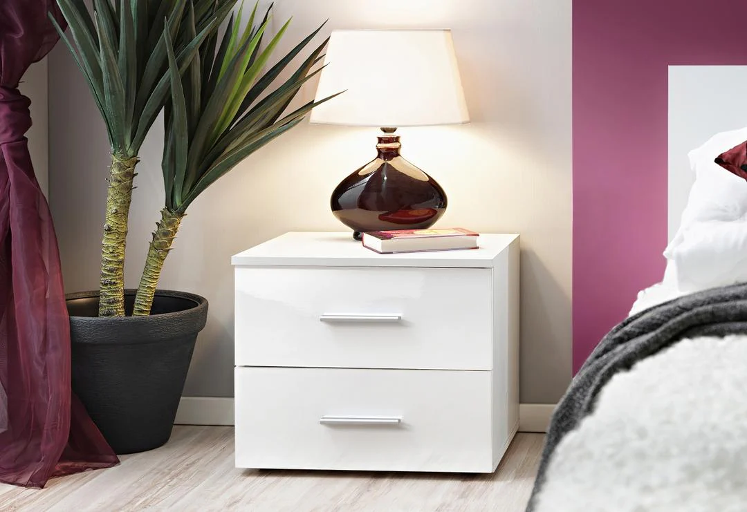 Vicky Bedside Cabinet 50cm - Image 3
