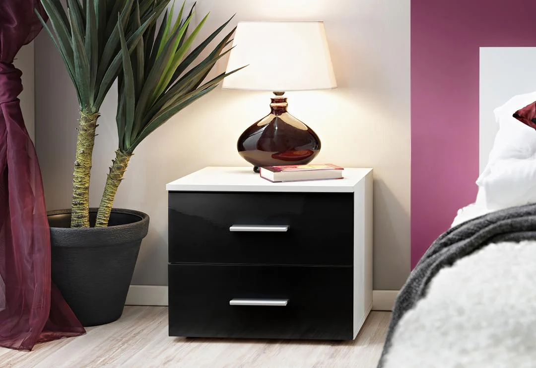 Vicky Bedside Cabinet 50cm - Image 4