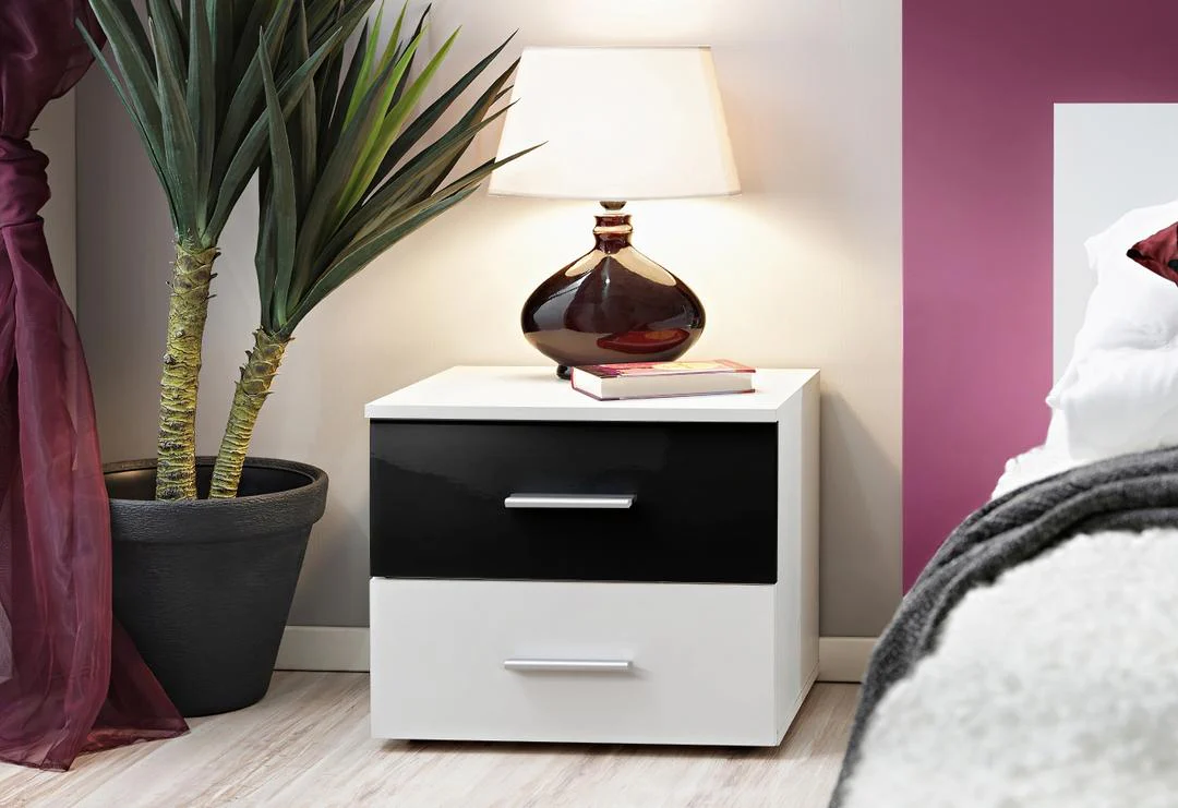 Vicky Bedside Cabinet 50cm - Image 5