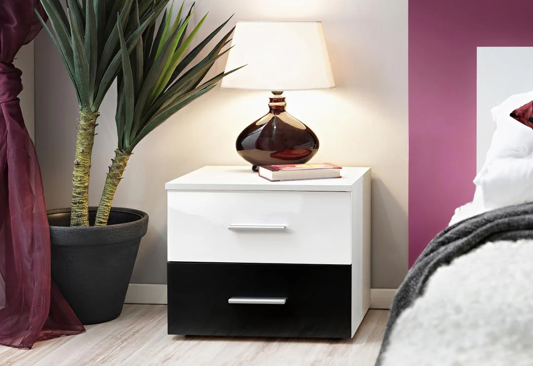 Vicky Bedside Cabinet 50cm - Image 6