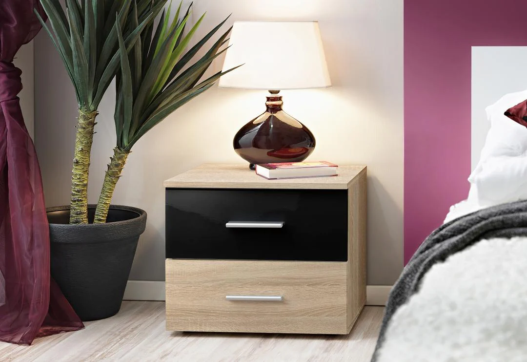 Vicky Bedside Cabinet 50cm - Image 9