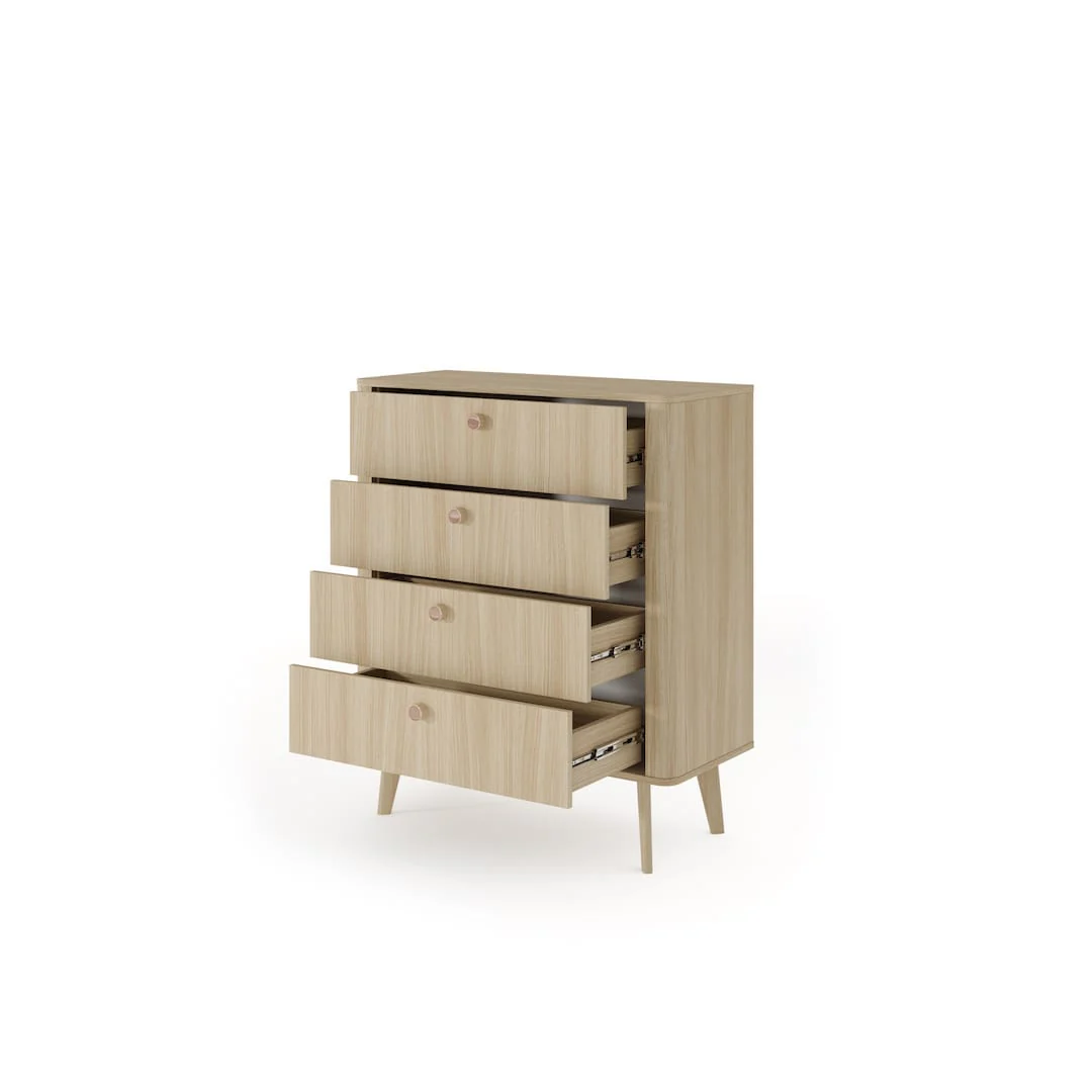 Viki Chest Of Drawers 88cm - Image 3