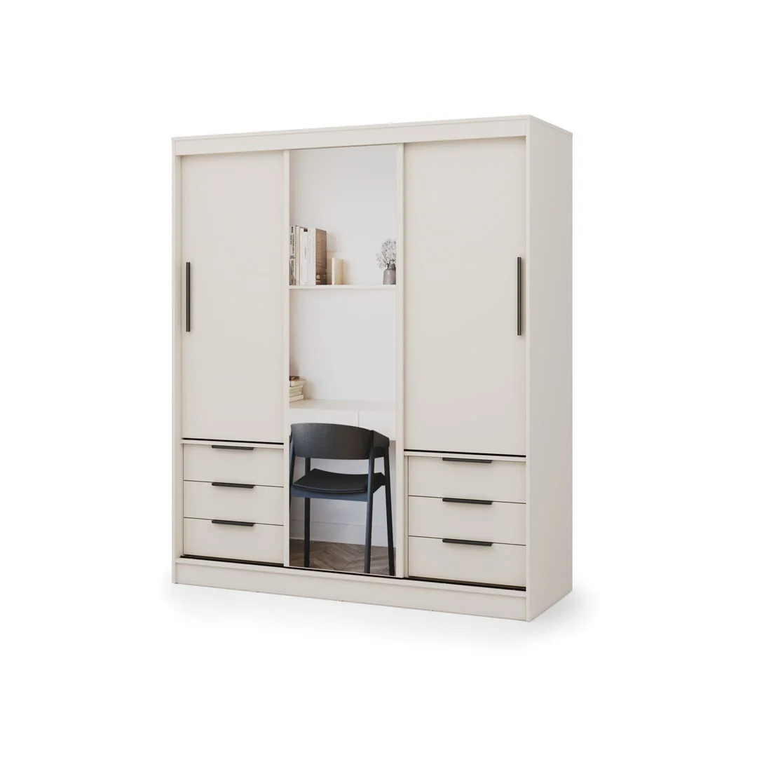 Vira Sliding Door Wardrobe 180cm - Image 12