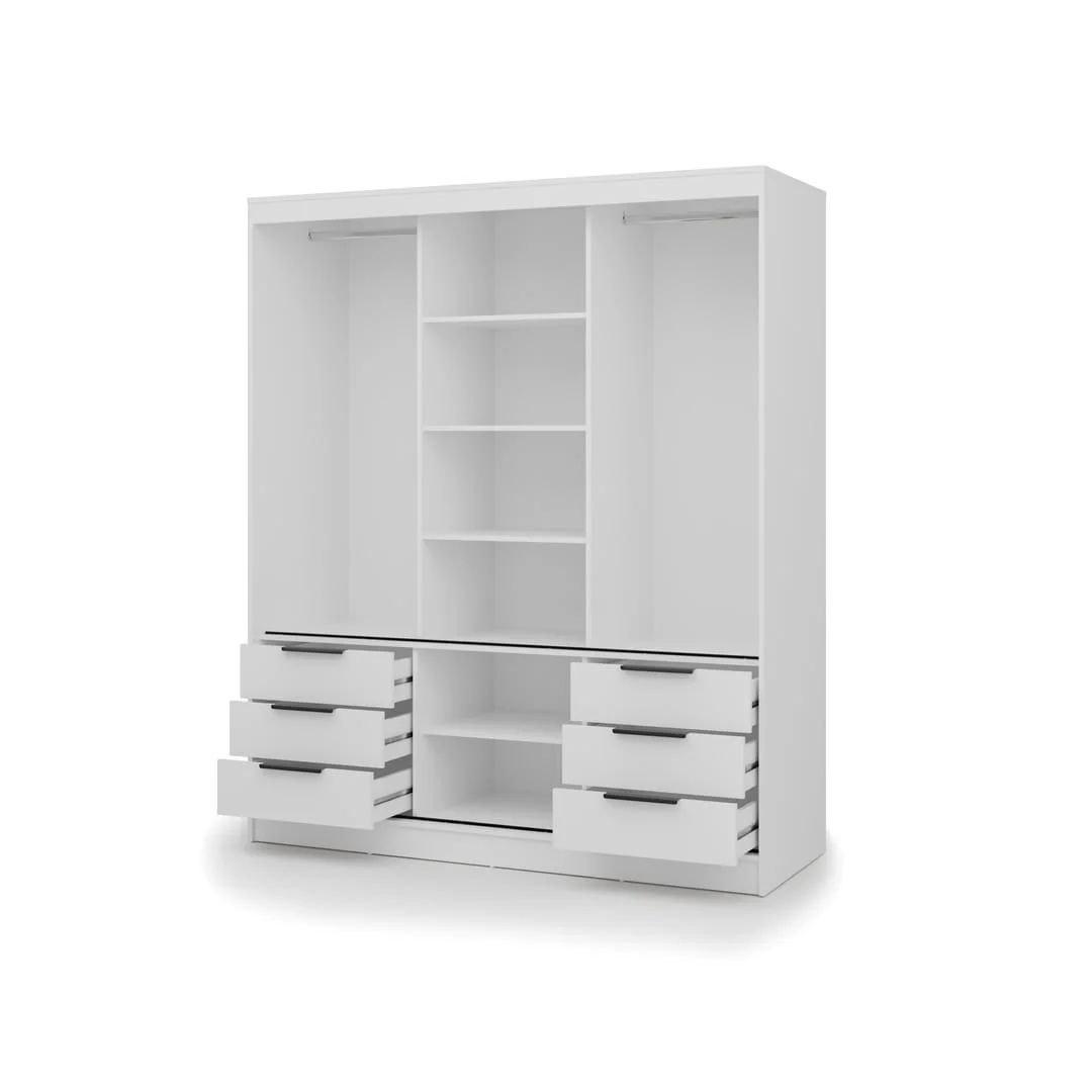 Vira Sliding Door Wardrobe 180cm - Image 3
