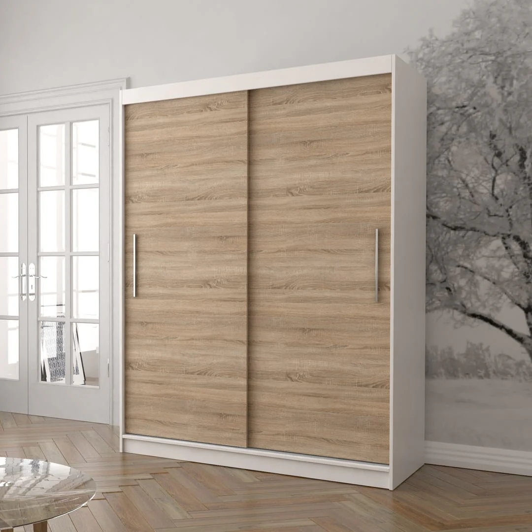 Vista 04 Sliding Door Wardrobe 150cm - Image 4
