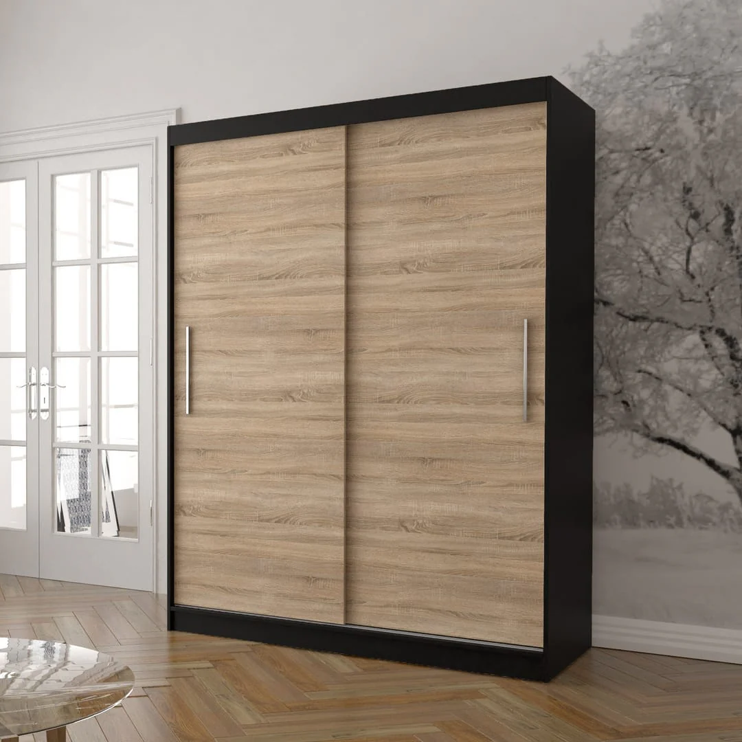 Vista 04 Sliding Door Wardrobe 150cm - Image 6