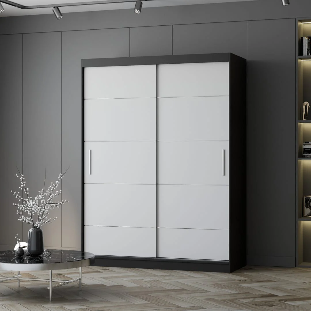 Vista 06 Sliding Door Wardrobe 150cm - Image 3