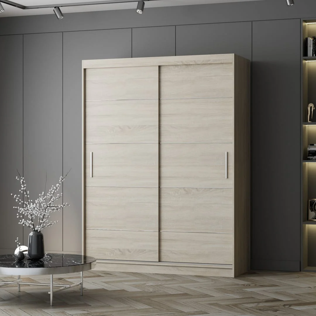 Vista 06 Sliding Door Wardrobe 150cm - Image 4
