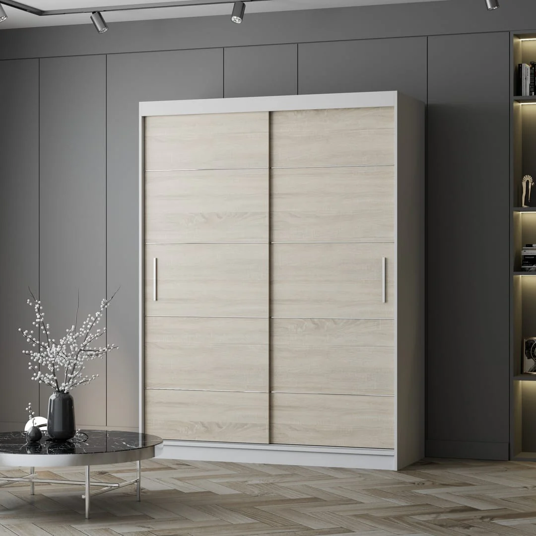 Vista 06 Sliding Door Wardrobe 150cm - Image 5