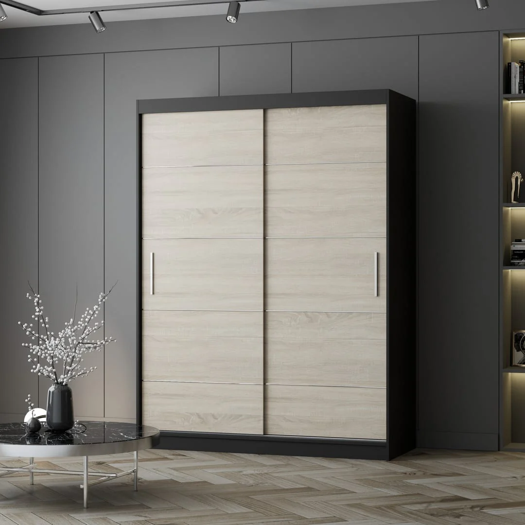 Vista 06 Sliding Door Wardrobe 150cm - Image 6