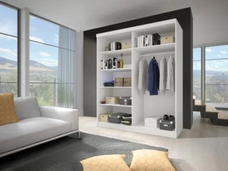 Vista 06 Sliding Door Wardrobe 150cm - Image 7