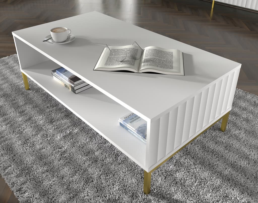 Wave Coffee Table 90cm - Image 6