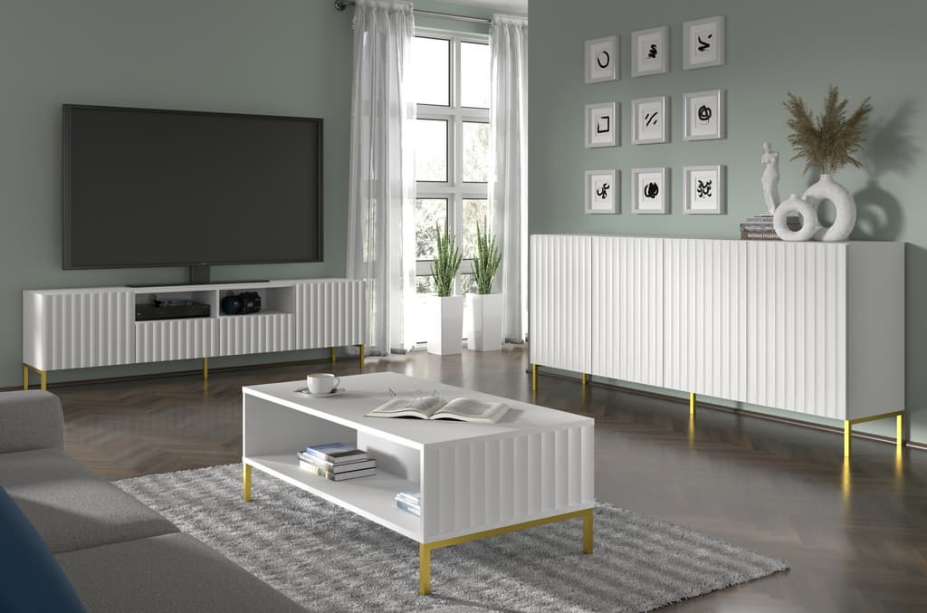 Wave Coffee Table 90cm - Image 8