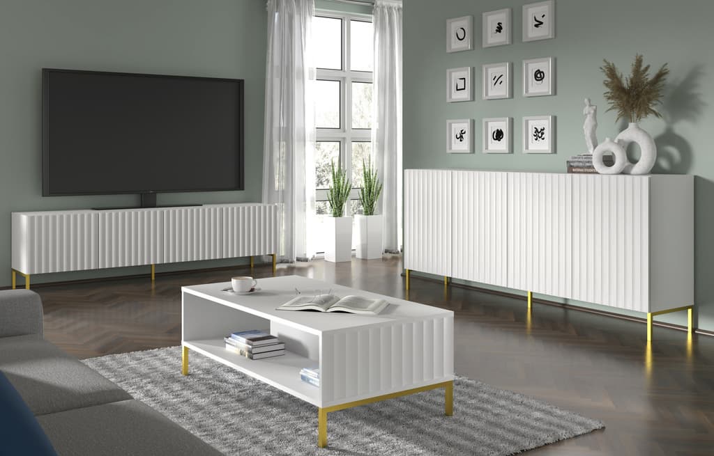 Wave Large Sideboard Cabinet 200cm - Image 10