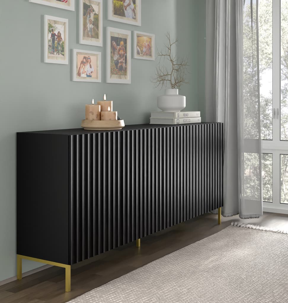 Wave Large Sideboard Cabinet 200cm - Image 3