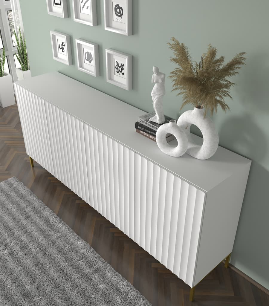 Wave Large Sideboard Cabinet 200cm - Image 9