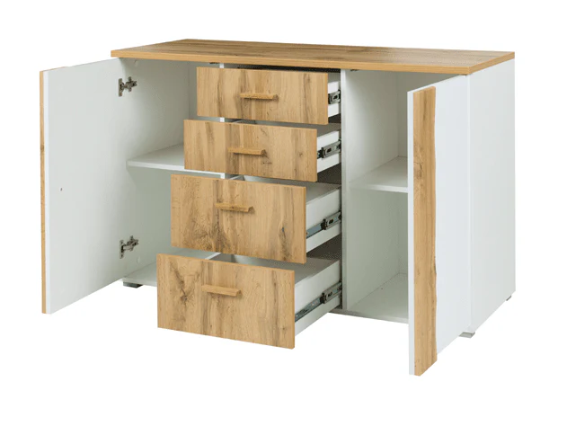 Wood WD03 Sideboard Cabinet 130cm - Image 3