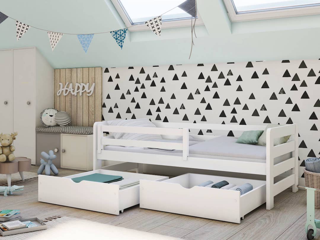 Wooden Bed Ergo with Storage - Image 2