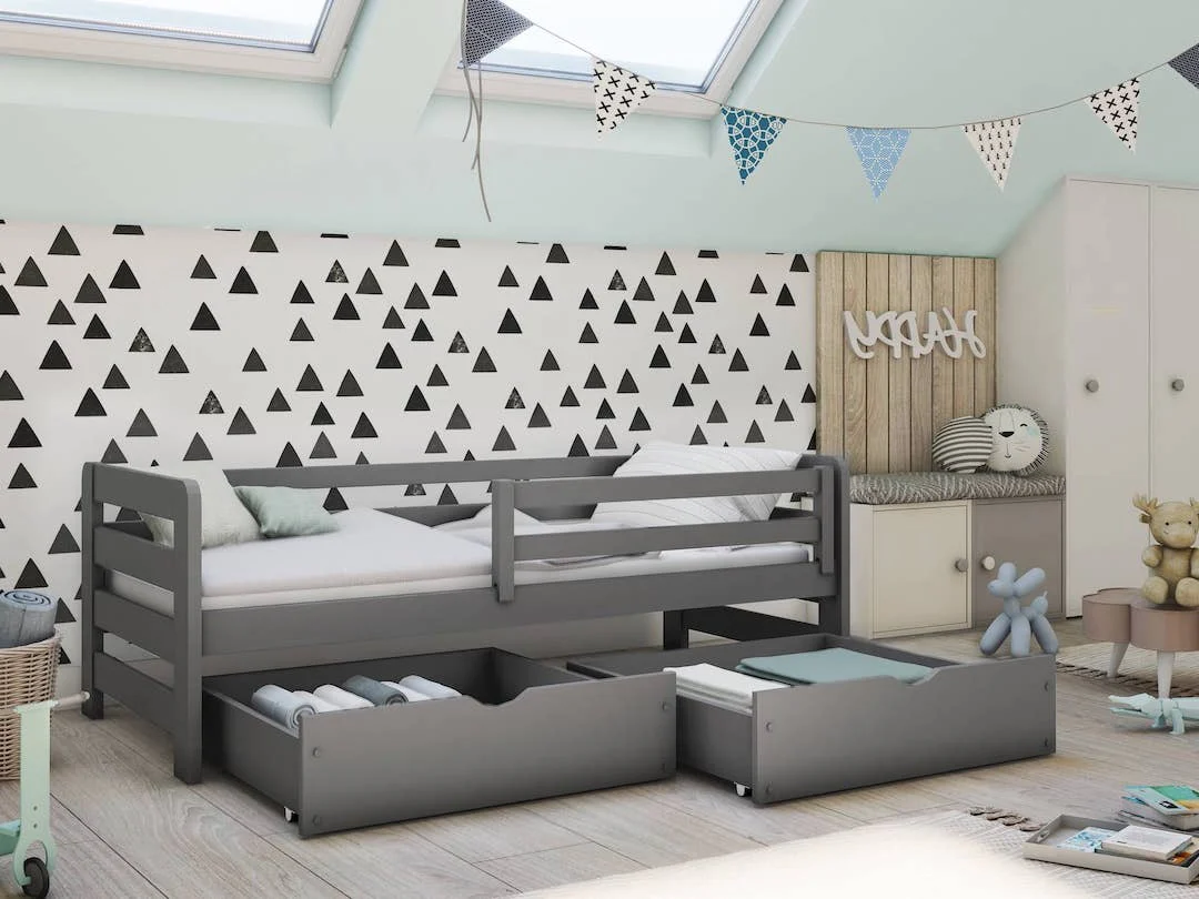 Wooden Bed Ergo with Storage - Image 4