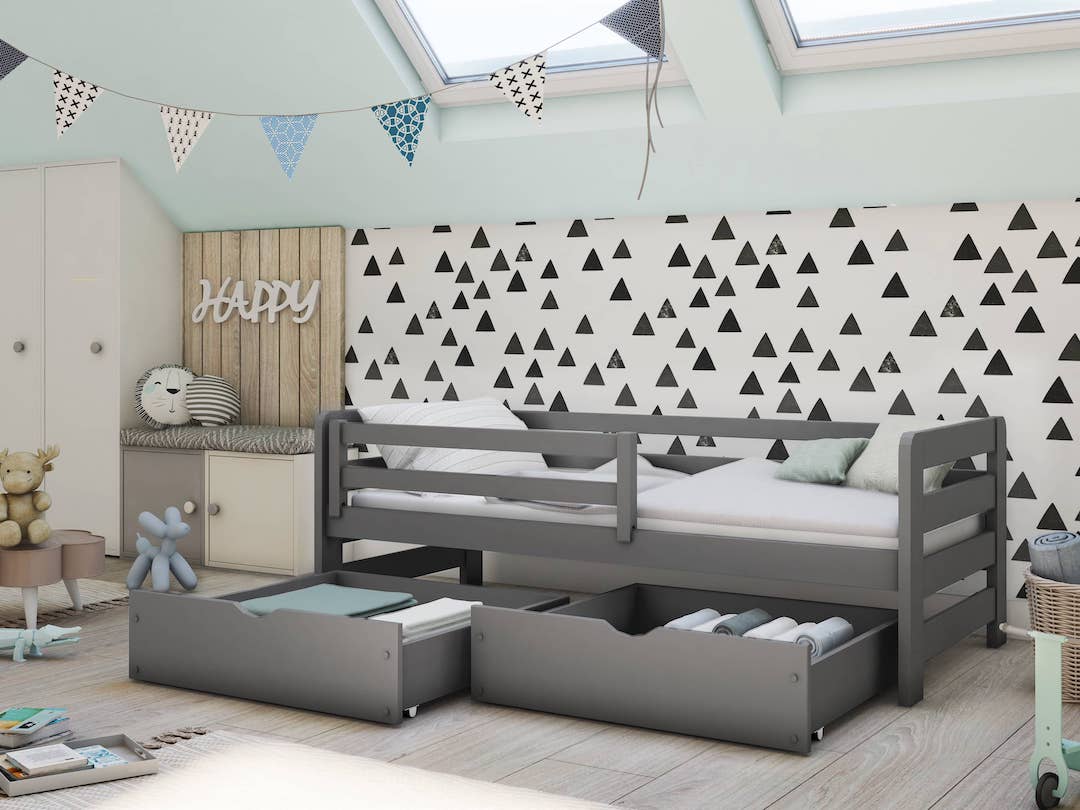 Wooden Bed Ergo with Storage - Image 5