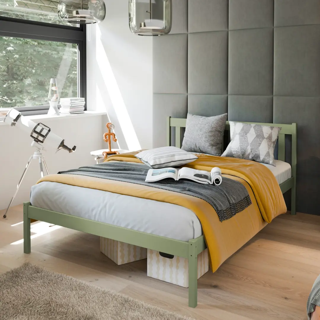Wooden Bed King [EU Double] - Image 3