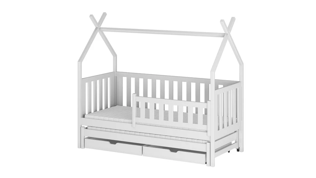 Wooden Single Bed Tytus With Trundle - Image 10