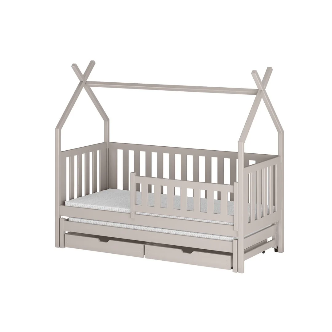 Wooden Single Bed Tytus With Trundle - Image 14