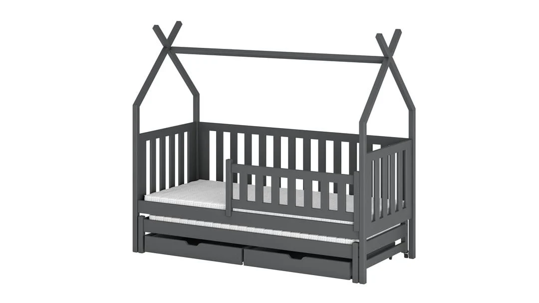 Wooden Single Bed Tytus With Trundle - Image 7