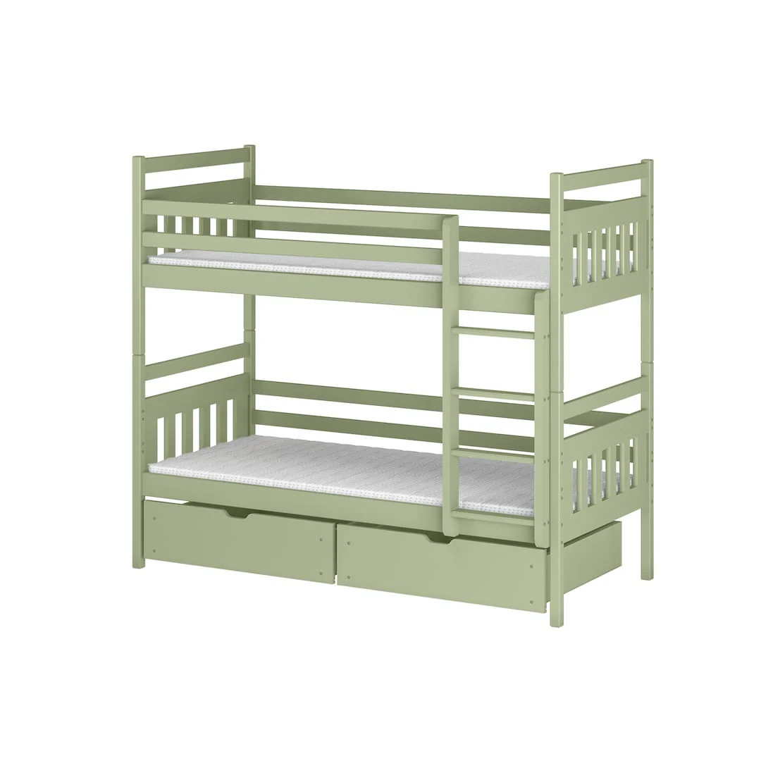 Wooden Bunk Bed Adas with Storage - Image 11