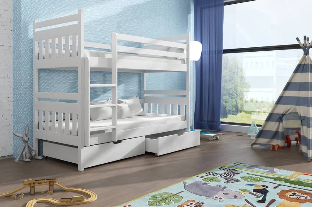 Wooden Bunk Bed Adas with Storage - Image 3