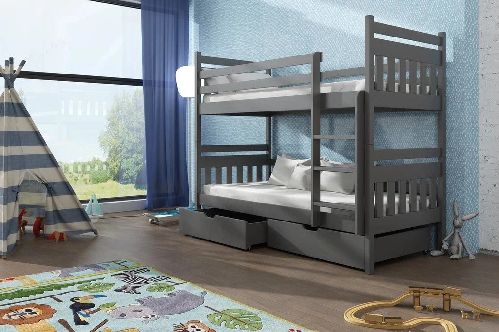 Wooden Bunk Bed Adas with Storage - Image 7