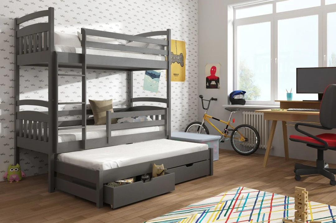 Alan Bunk Bed with Trundle and Storage - Image 10