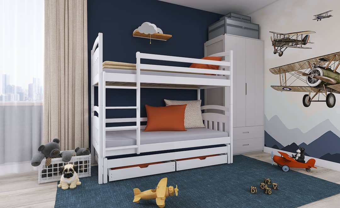Alan Bunk Bed with Trundle and Storage - Image 3