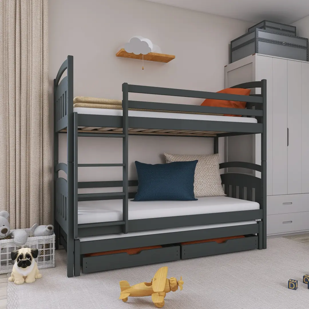 Alan Bunk Bed with Trundle and Storage - Image 9