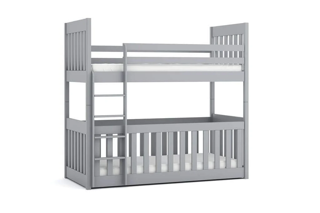 Wooden Bunk Bed Cris with Cot Bed - Image 9