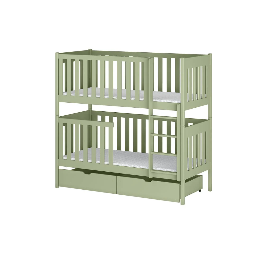 Wooden Bunk Bed David with Storage - Image 12