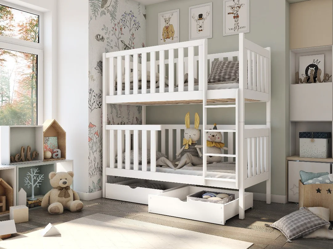 Wooden Bunk Bed David with Storage - Image 3