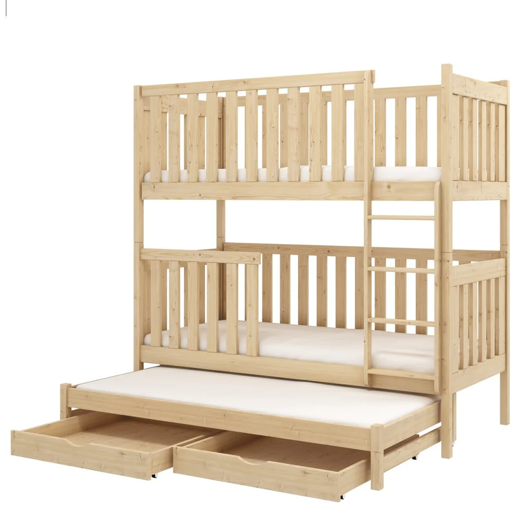 Emily Bunk Bed with Trundle and Storage - Image 15