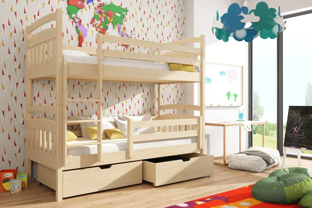 Wooden Bunk Bed Gabi with Storage - Image 10
