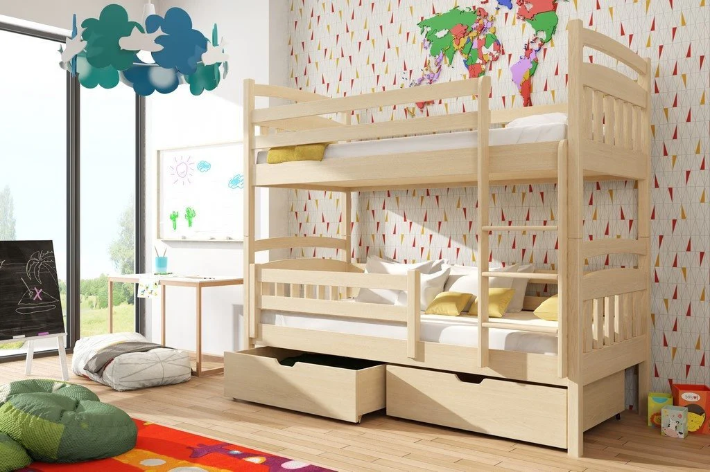 Wooden Bunk Bed Gabi with Storage - Image 11