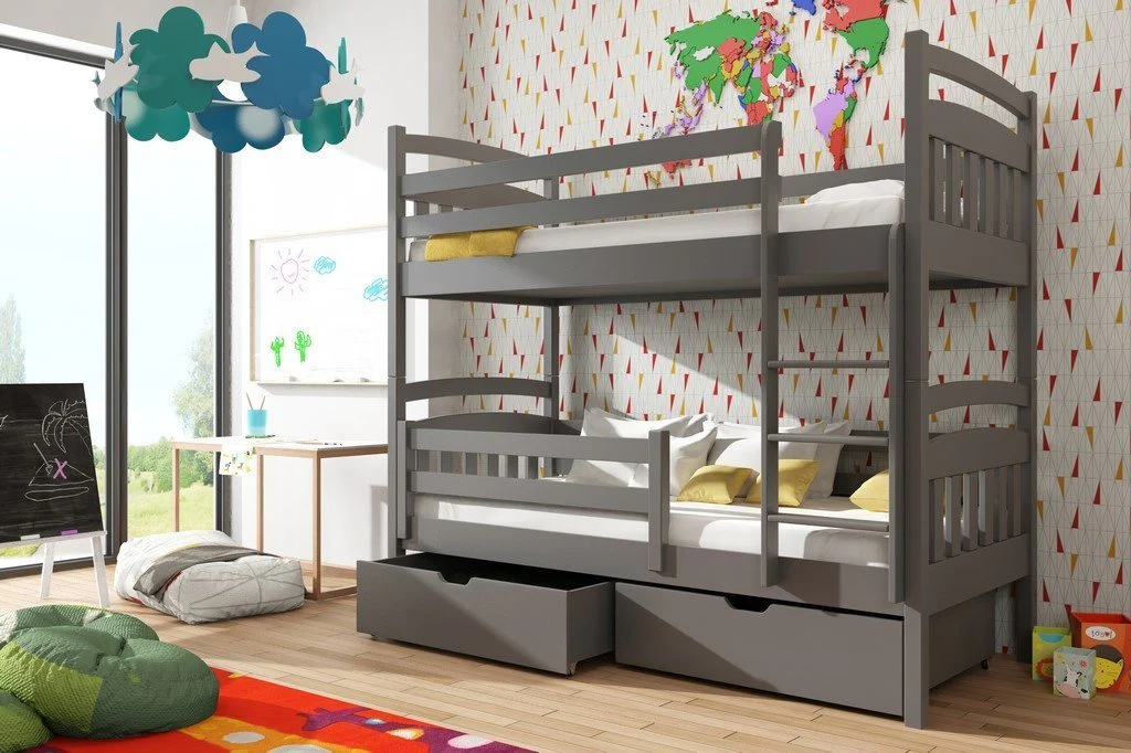 Wooden Bunk Bed Gabi with Storage - Image 14