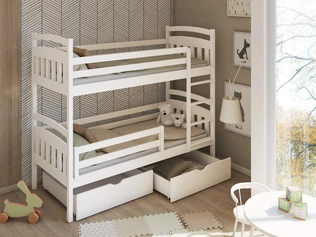 Wooden Bunk Bed Gabi with Storage - Image 4