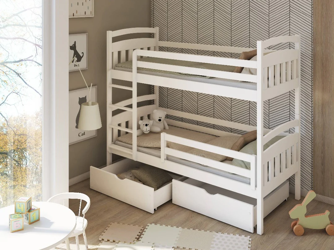Wooden Bunk Bed Gabi with Storage - Image 5