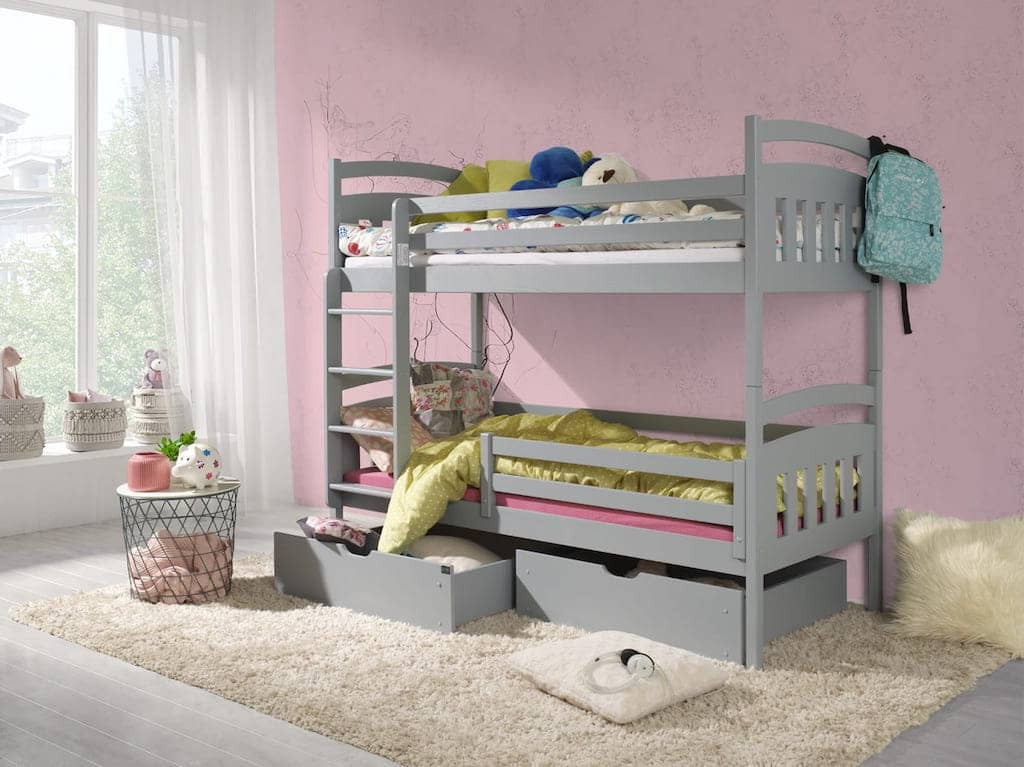 Wooden Bunk Bed Gabi with Storage - Image 9