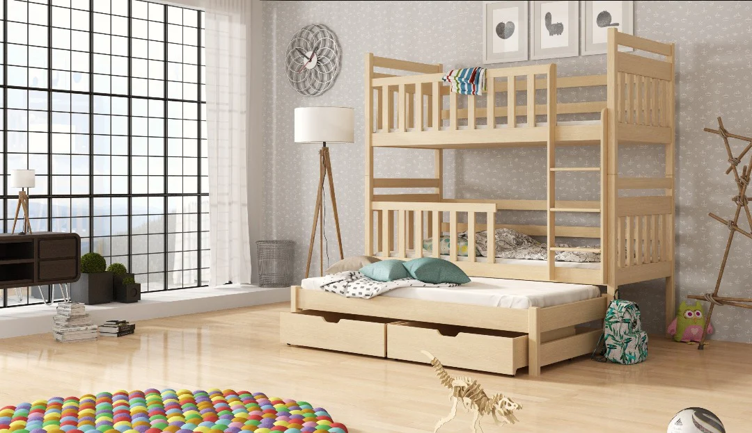 Klara Bunk Bed with Trundle and Storage - Image 12