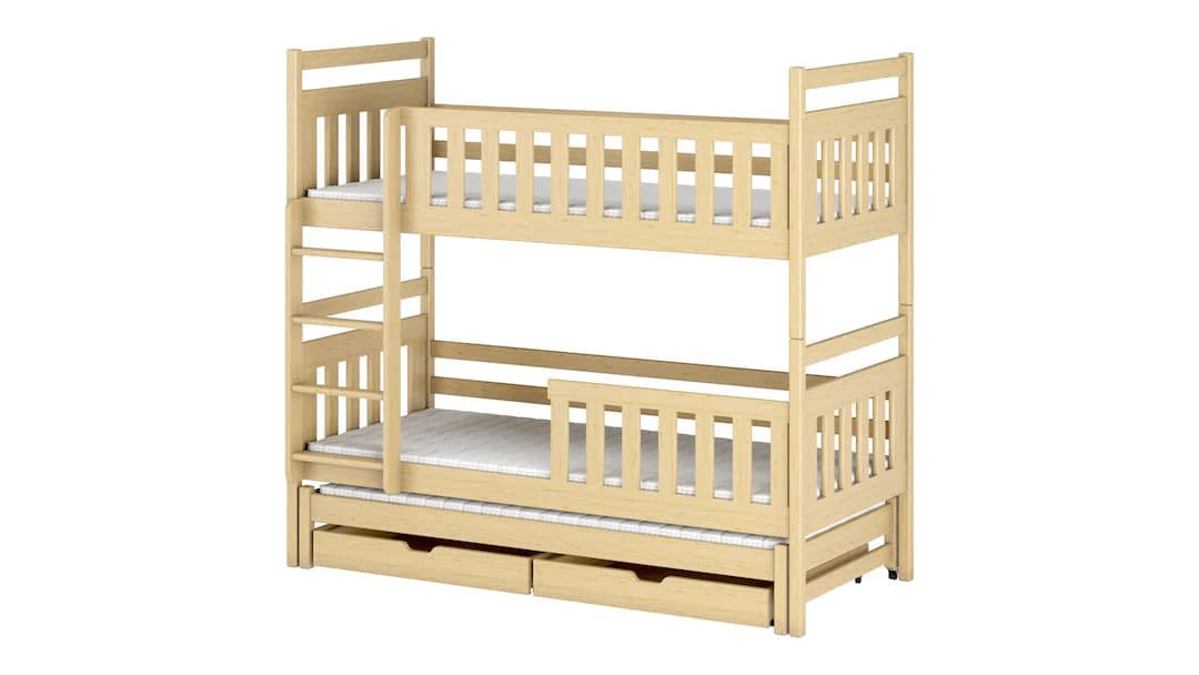 Klara Bunk Bed with Trundle and Storage - Image 13