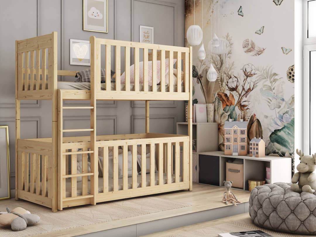 Wooden Bunk Bed Konrad With Cot Bed - Image 10