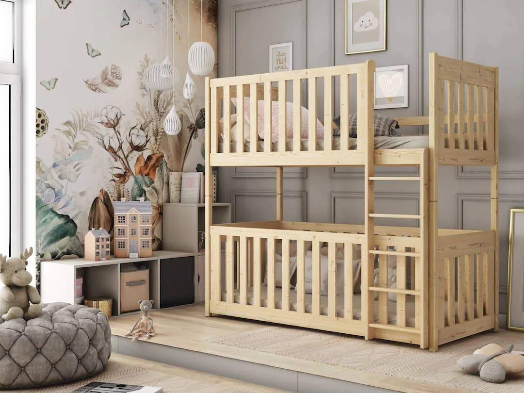 Wooden Bunk Bed Konrad With Cot Bed - Image 11